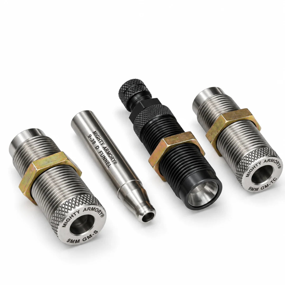 Mighty Armory 9mm Luger Carbide GAUGE MASTER Reloading Dies